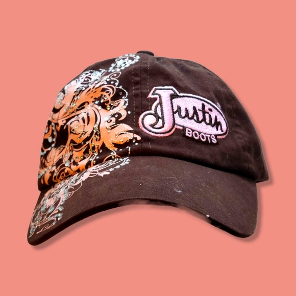 Women's Adjustable Baseball Cap  - Justin Boots 👢 - Picture 1 of 4